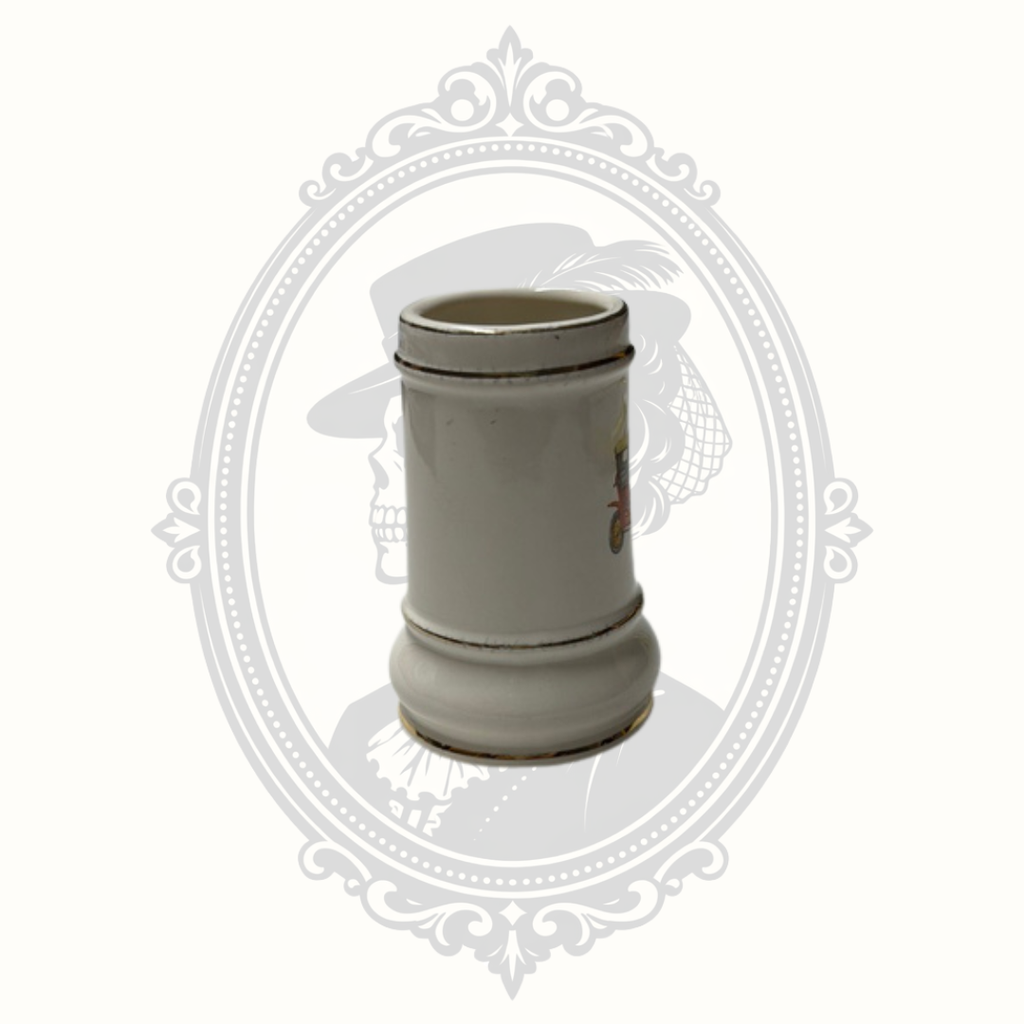 Vintage Style Ceramic Mini Stein Mug with 1908 Ford Model T Automobile Graphic