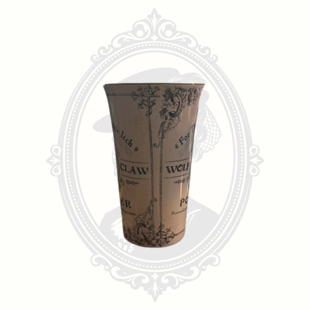222 Fifth Hallow Apothecary Wolf Claw Powder Porcelain Latte Mug