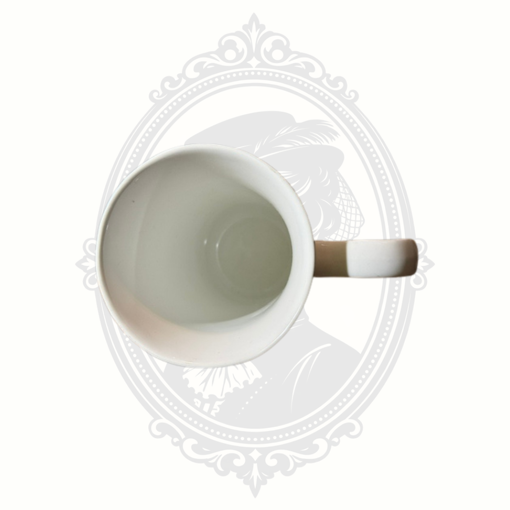 222 Fifth Hallow Apothecary Wolf Claw Powder Porcelain Latte Mug