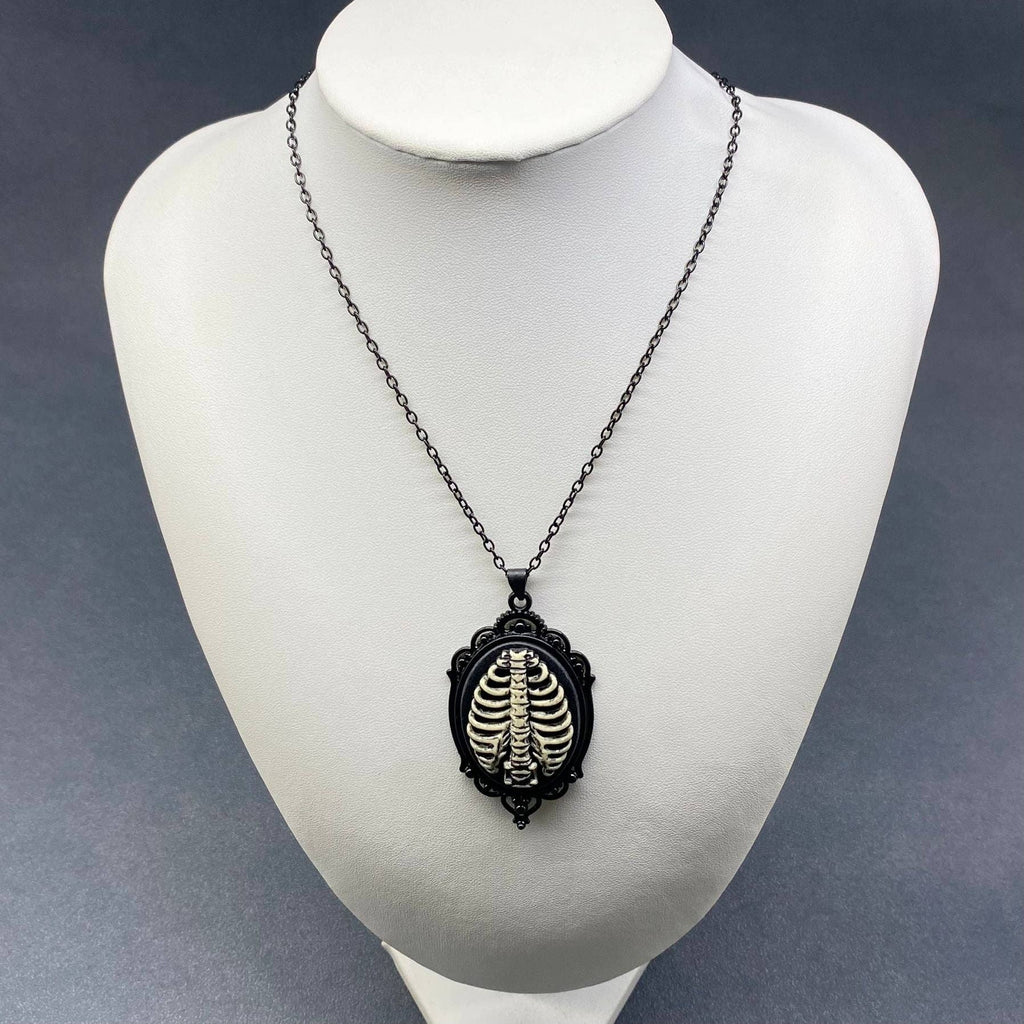 Gothic Style Pendant Black Necklace - GT