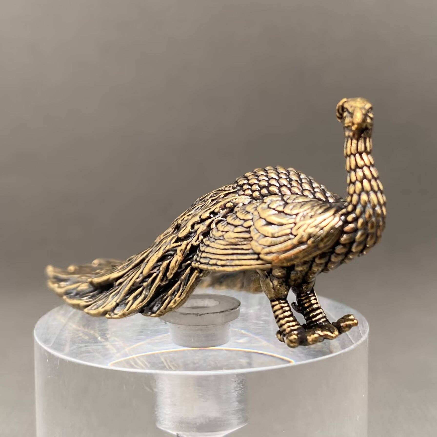 Brass Peacock Crafts Decoration Desktop Ornaments
