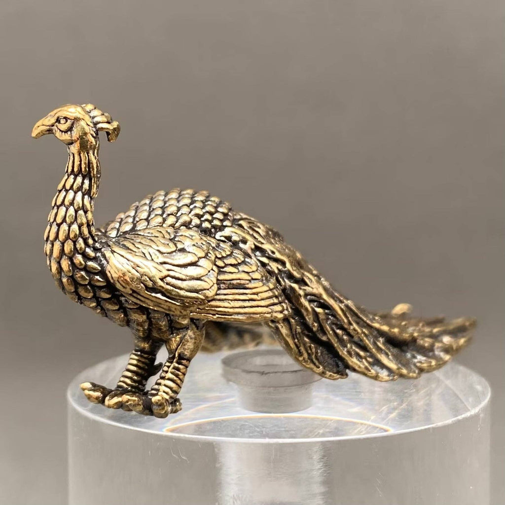 Brass Peacock Crafts Decoration Desktop Ornaments