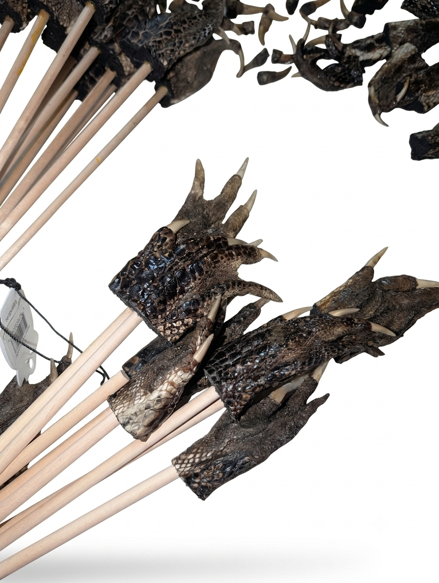 Genuine Louisiana Alligator Foot Backscratcher – Handcrafted Bayou Oddity