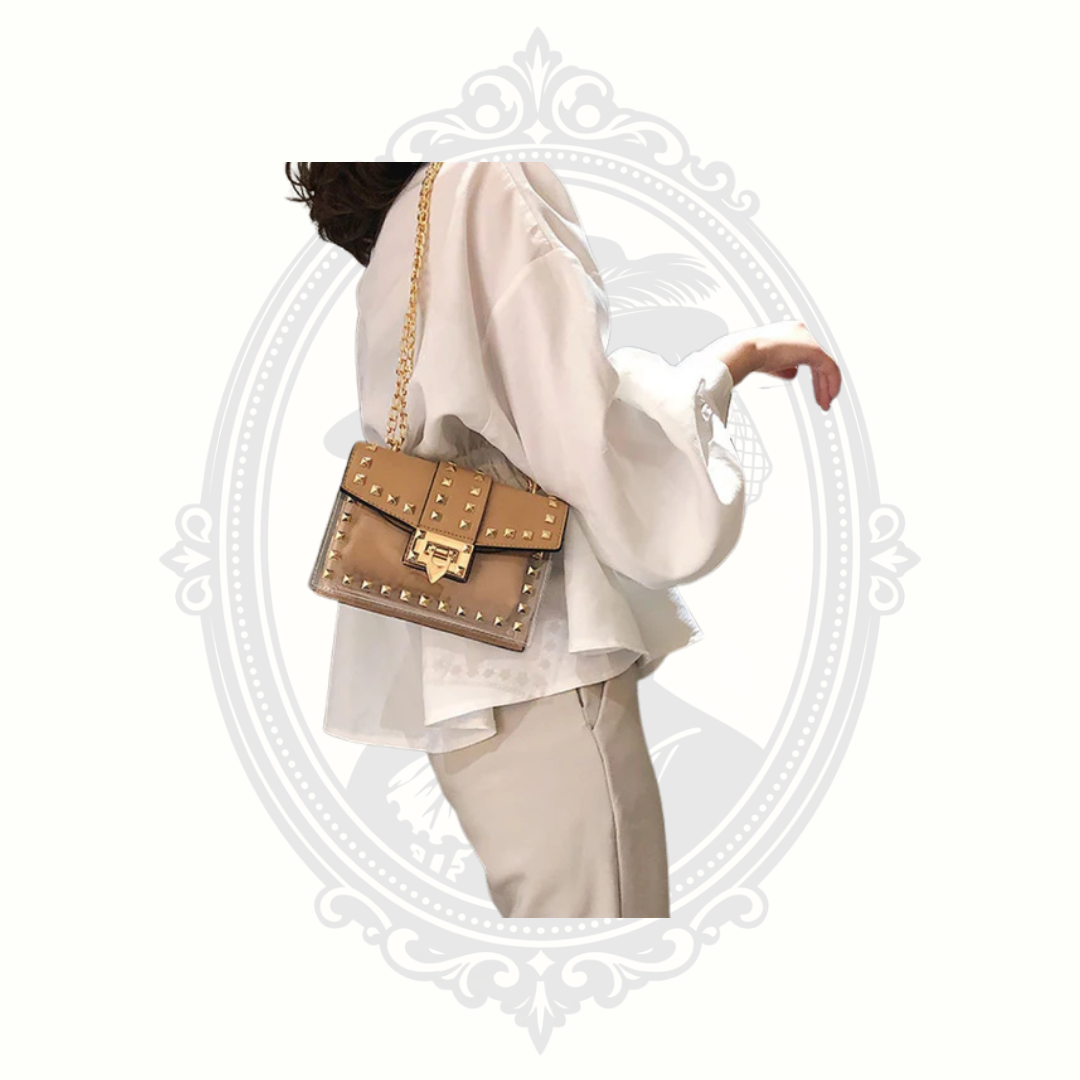 Claudia G Betty Clear Studded Shoulder Bag 4 Colors | Stadium Approved Crossbody