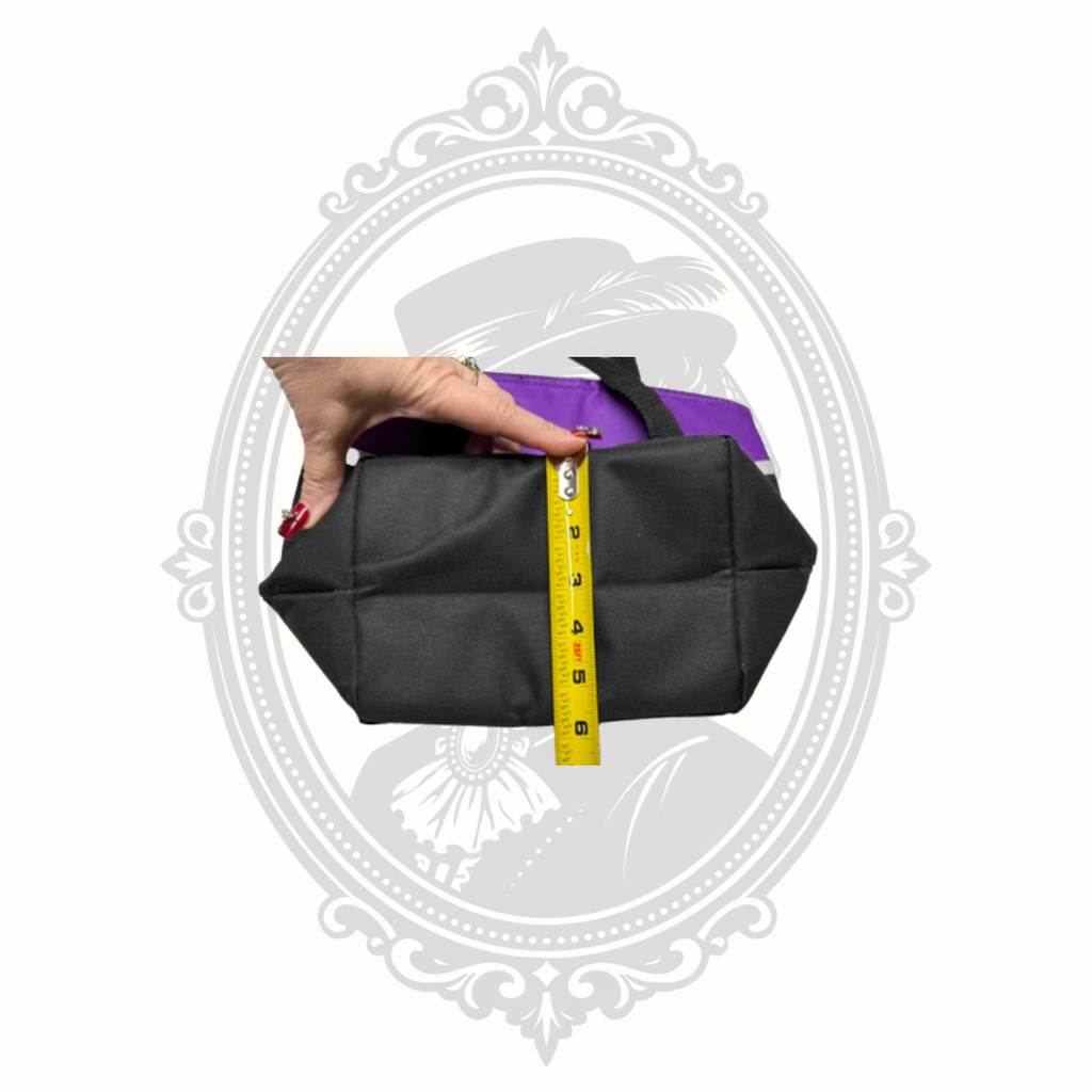 Adventuridge Essentials Purple & Black Insulated Lunch Tote Cooler Bag