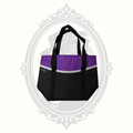 Adventuridge Essentials Purple & Black Insulated Lunch Tote Cooler Bag