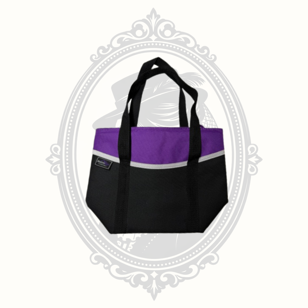 Adventuridge Essentials Purple & Black Insulated Lunch Tote Cooler Bag