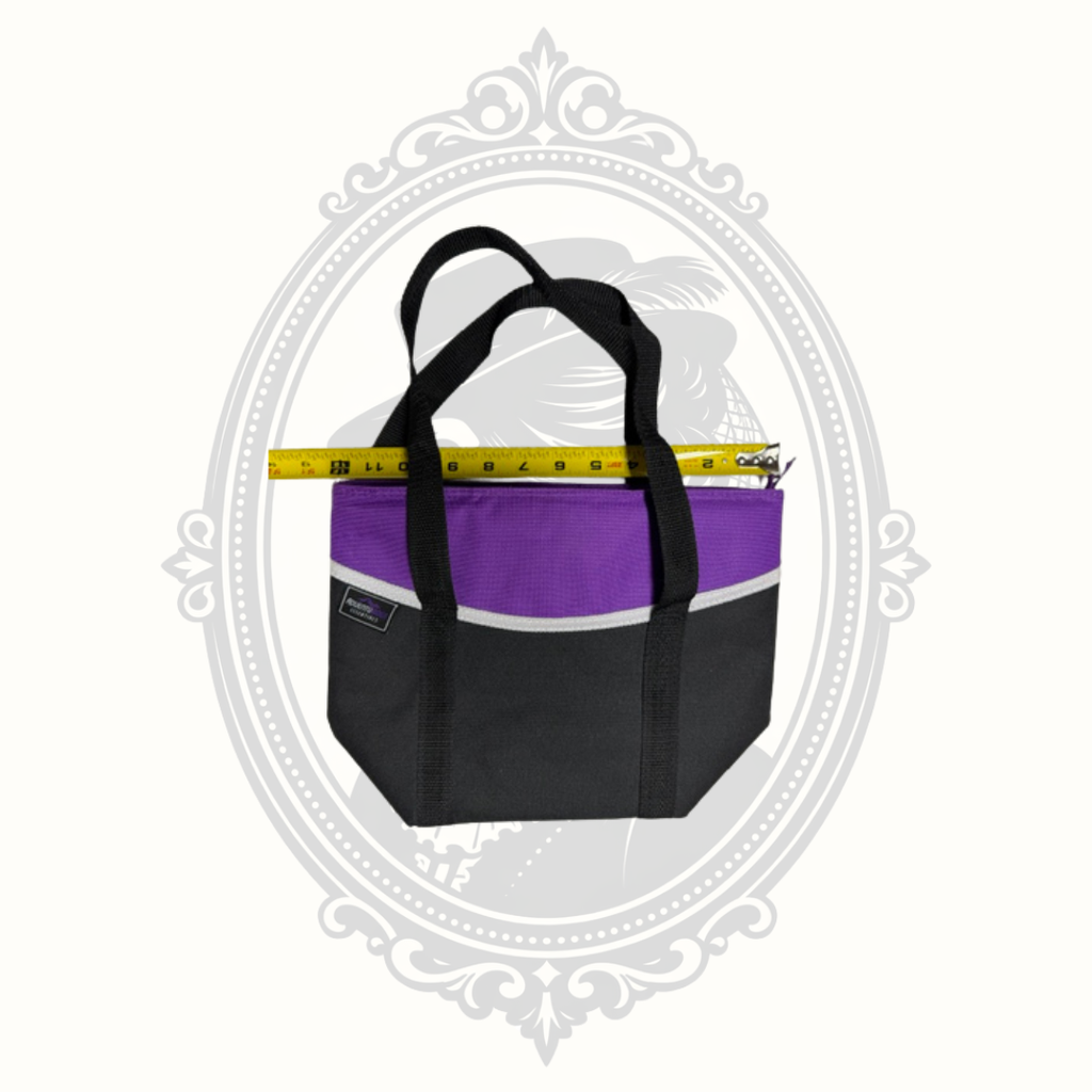 Adventuridge Essentials Purple & Black Insulated Lunch Tote Cooler Bag