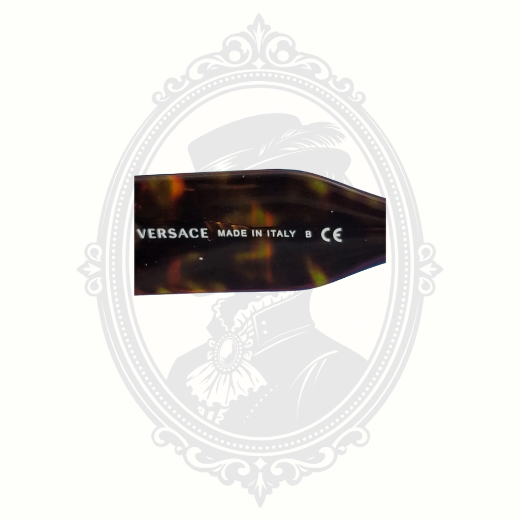 Authentic Versace VE4376B Medusa Crystal Cat Eye Sunglasses – Havana 108/73 – Made in Italy