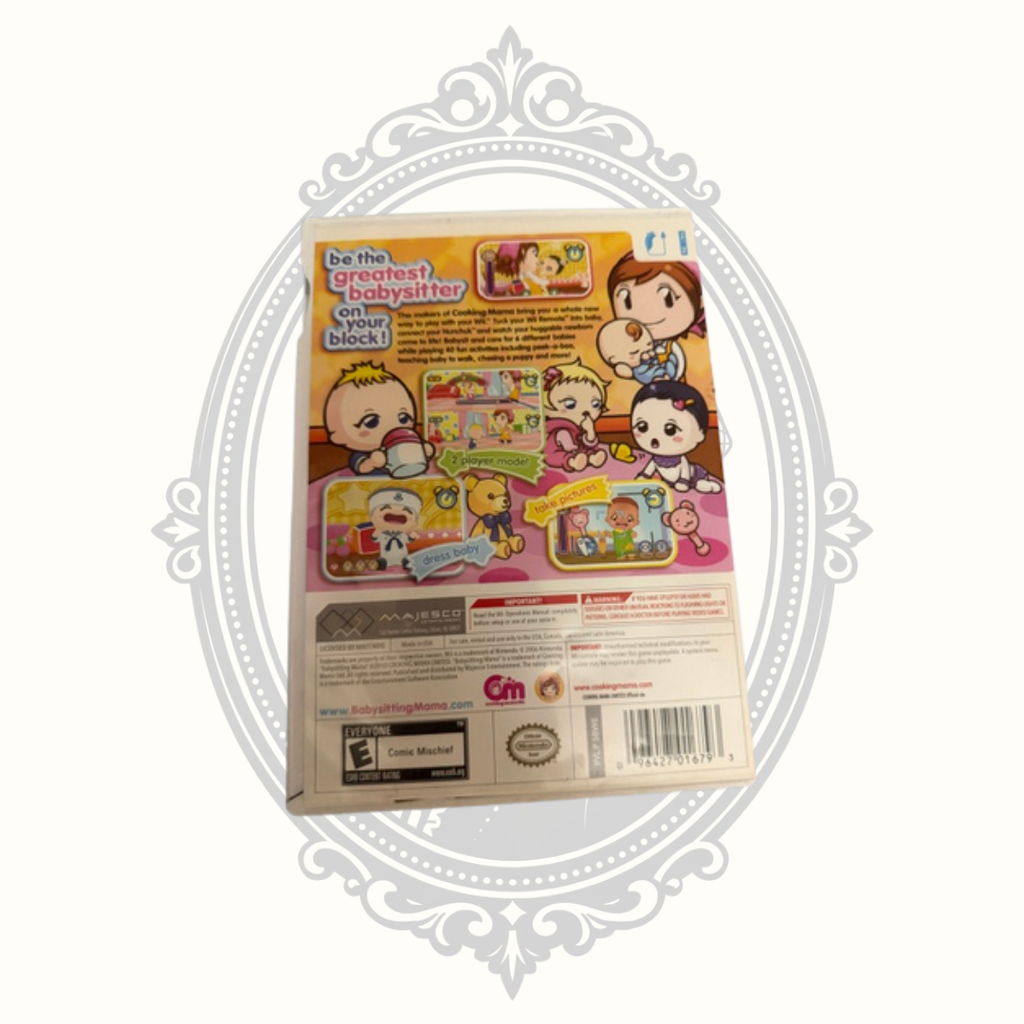 Babysitting Mama for Nintendo Wii – Complete Game with Case – Disc Included – No Manual