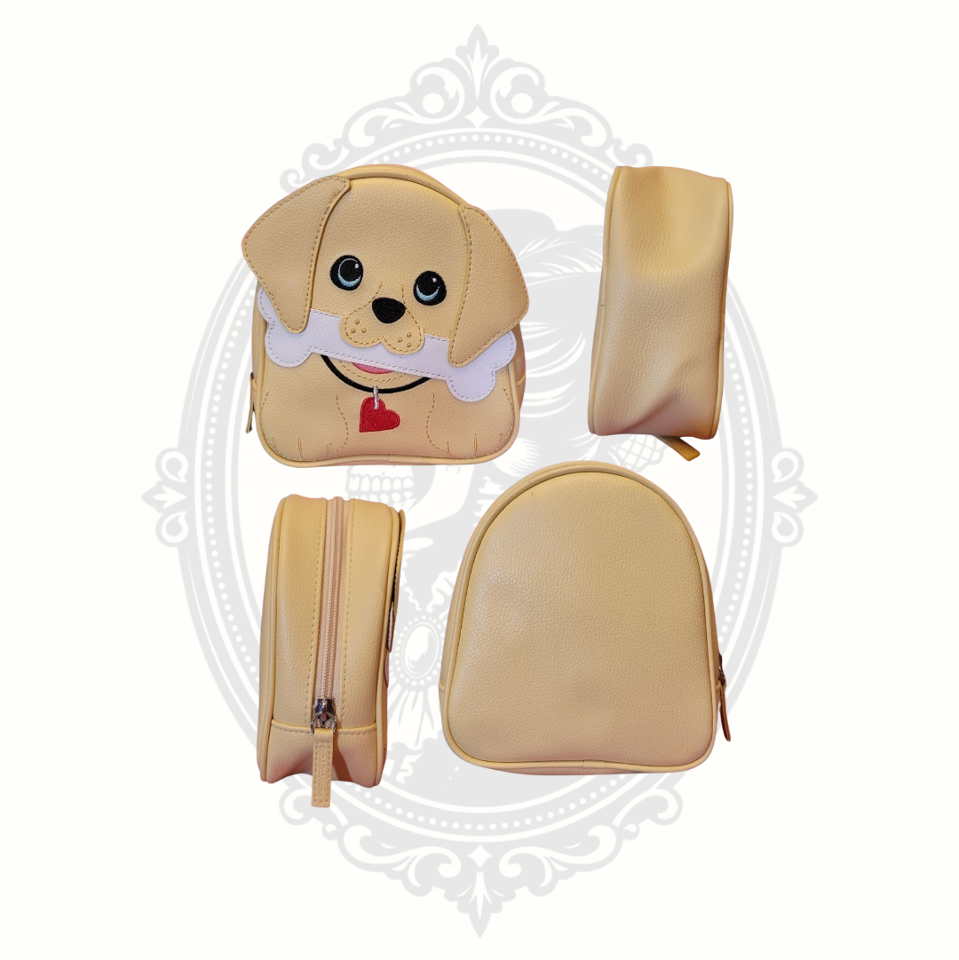 Bath & Body Works Puppy Dog Cosmetic Bag Makeup Organizer NWOT