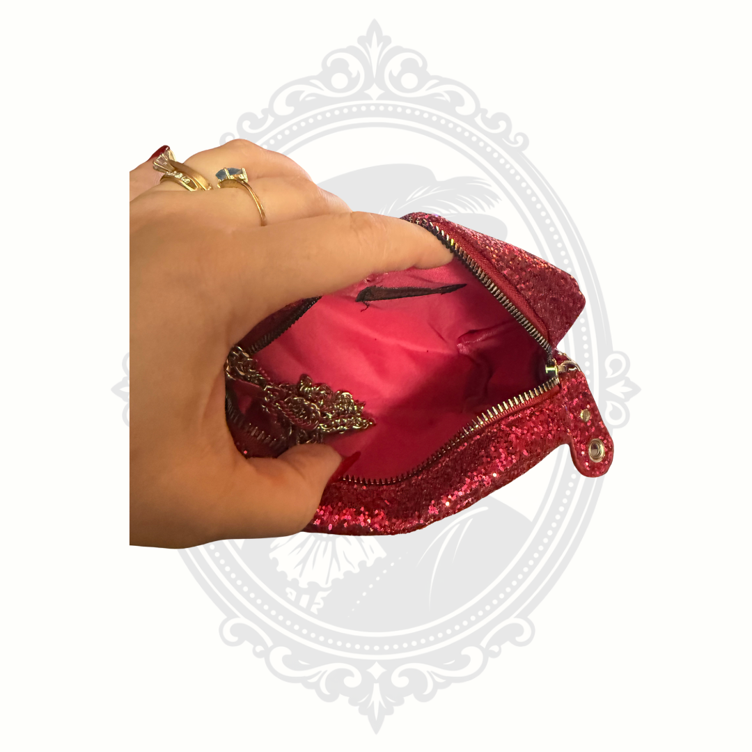 Bowaltz Hot Pink Glitter Crossbody Bag NWT | Sparkly Festival Concert Bag