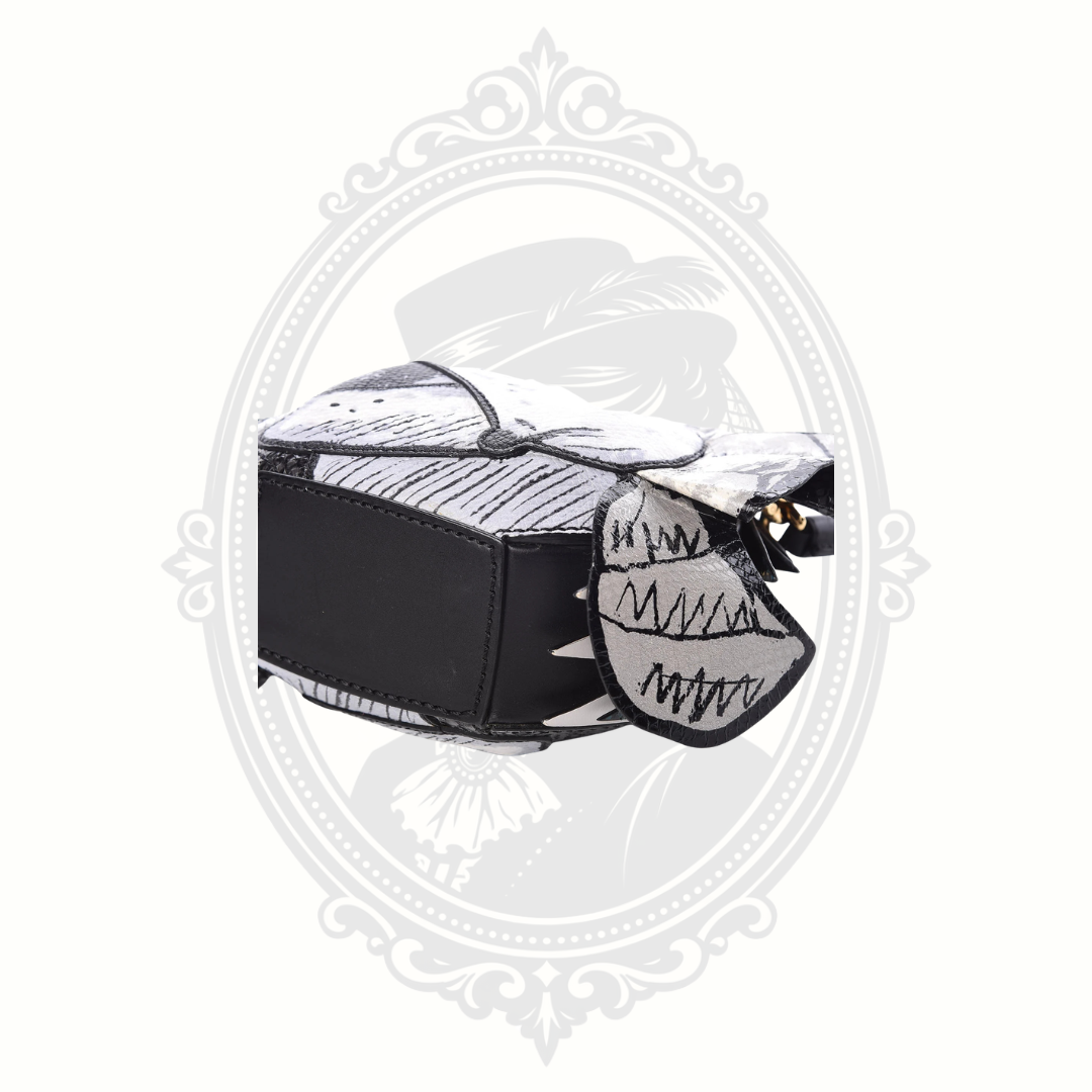 Authentic Burberry Snakeskin Pallas Helmet Bag – Black Horse Motif – Certified