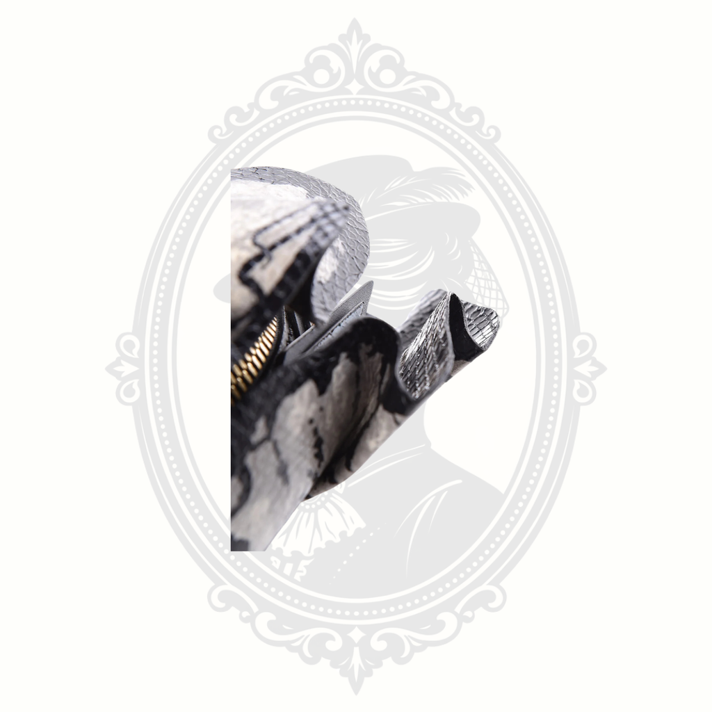 Authentic Burberry Snakeskin Pallas Helmet Bag – Black Horse Motif – Certified