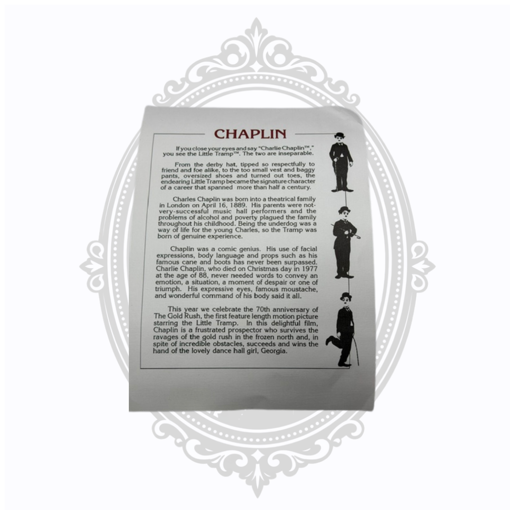 Campbell Kids Charlie Chaplin "The Little Tramp" (CK-36) 1995 Annual Edition – Complete with COA & Original Packaging