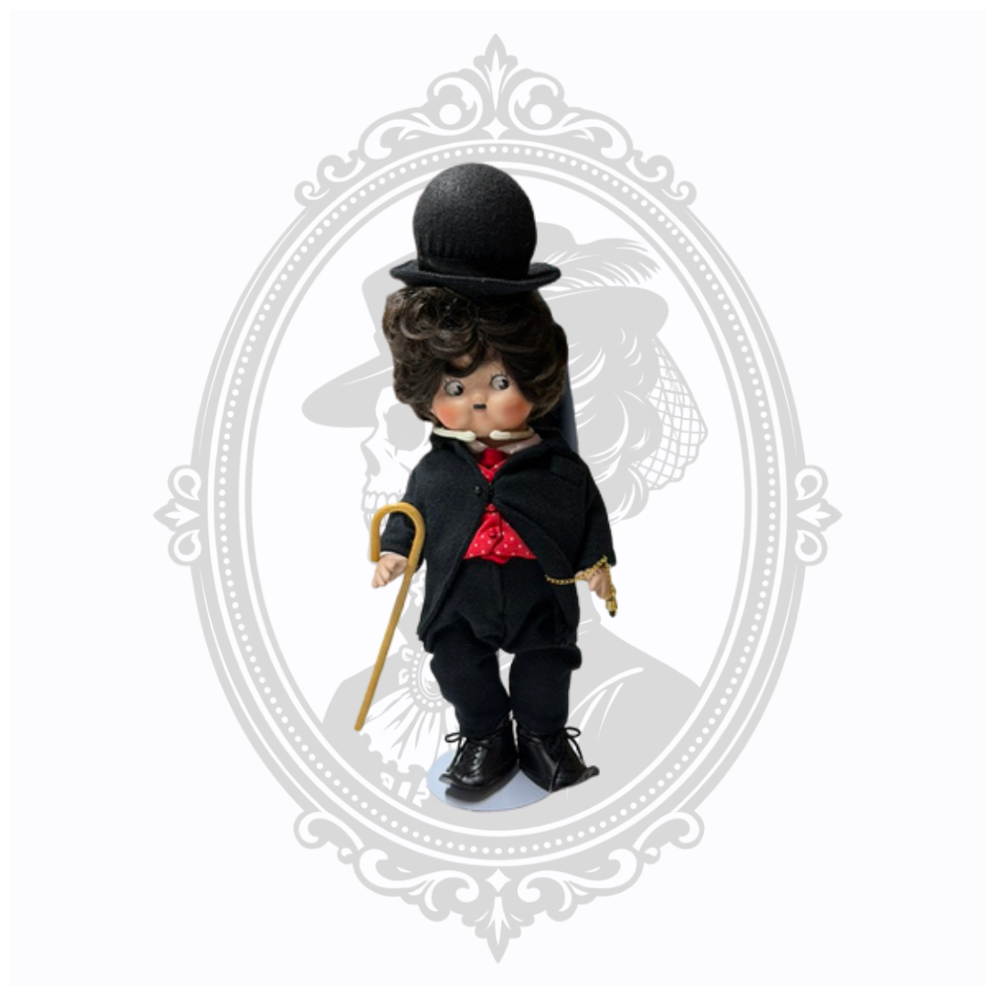 Campbell Kids Charlie Chaplin "The Little Tramp" (CK-36) 1995 Annual Edition – Complete with COA & Original Packaging