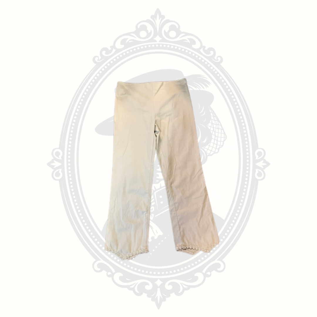 Vintage Choskey Champagne Two Piece Evening Pant Set Size Large Made in USA