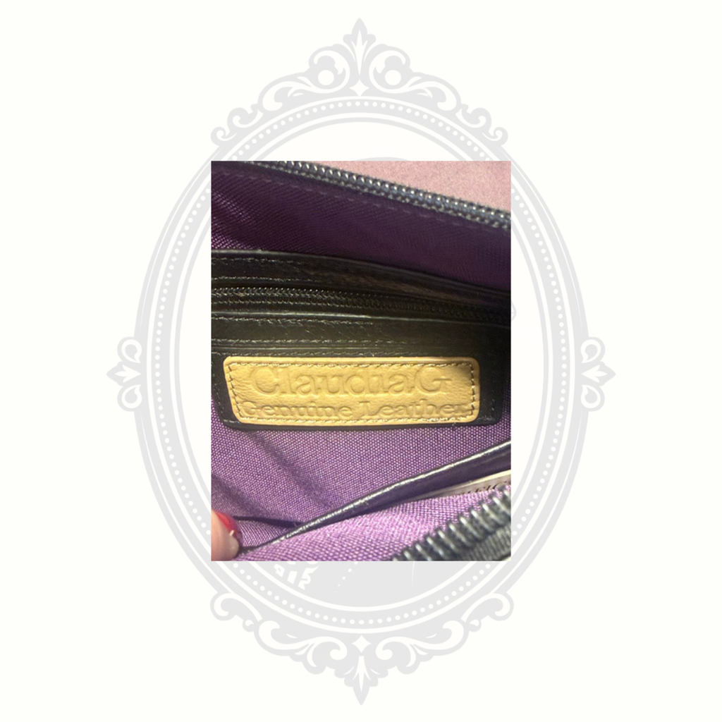 Genuine leather ClaudiaG interior branding label