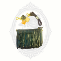 ClaudiaG Willow Handbag Midnight Black genuine leather fringe handbag with charm, wrist strap, authenticity card and dust bag