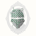 Disney Junior Minnie Mouse Girls 3T Two Piece Swimsuit Mint Green
