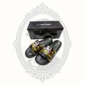 Ed Hardy Men's Skull Pirate Slide Sandals Black Size 12 NWOT