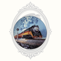 Edwin M. Knowles "The Daylight" Collector Plate – Romantic Age of Steam – R. E. Pierce – Limited Edition