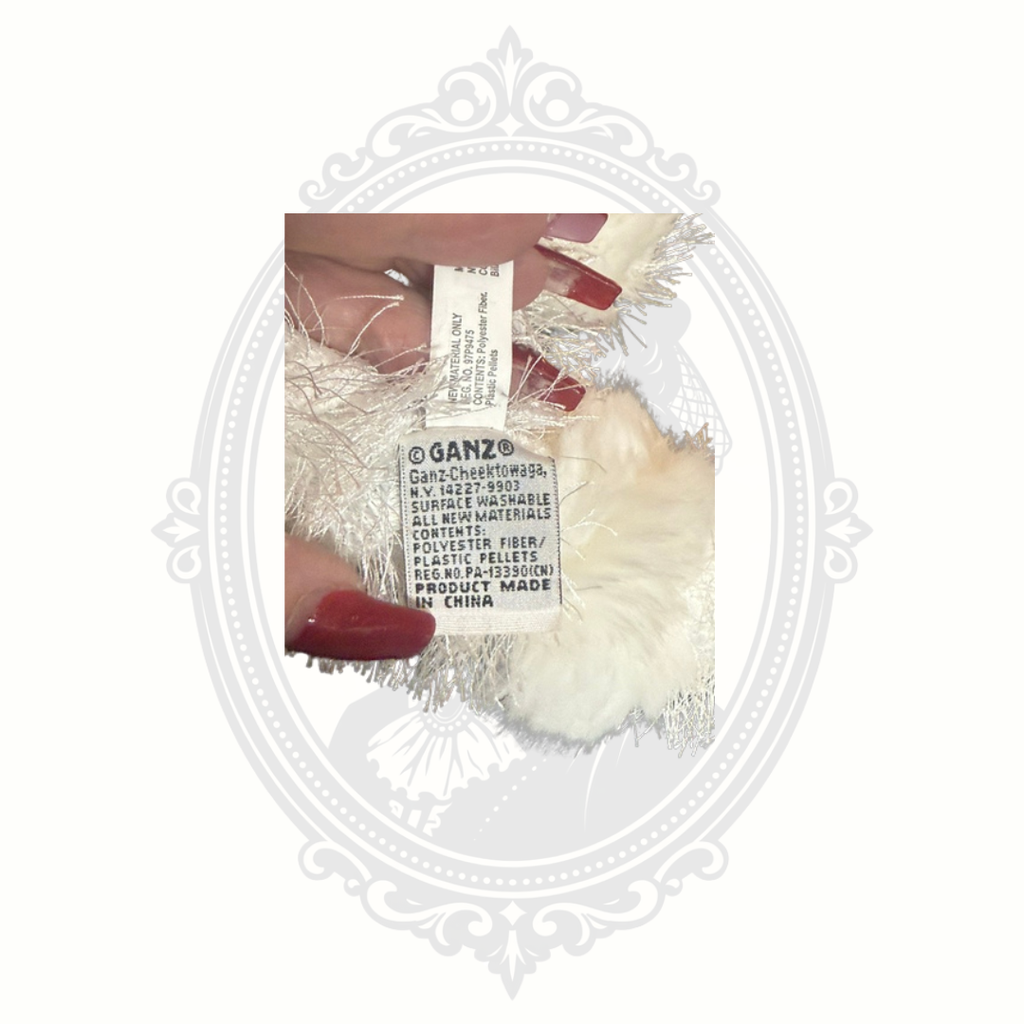 Ganz Heritage Collection White Poodle Plush KT315C Stuffed Dog