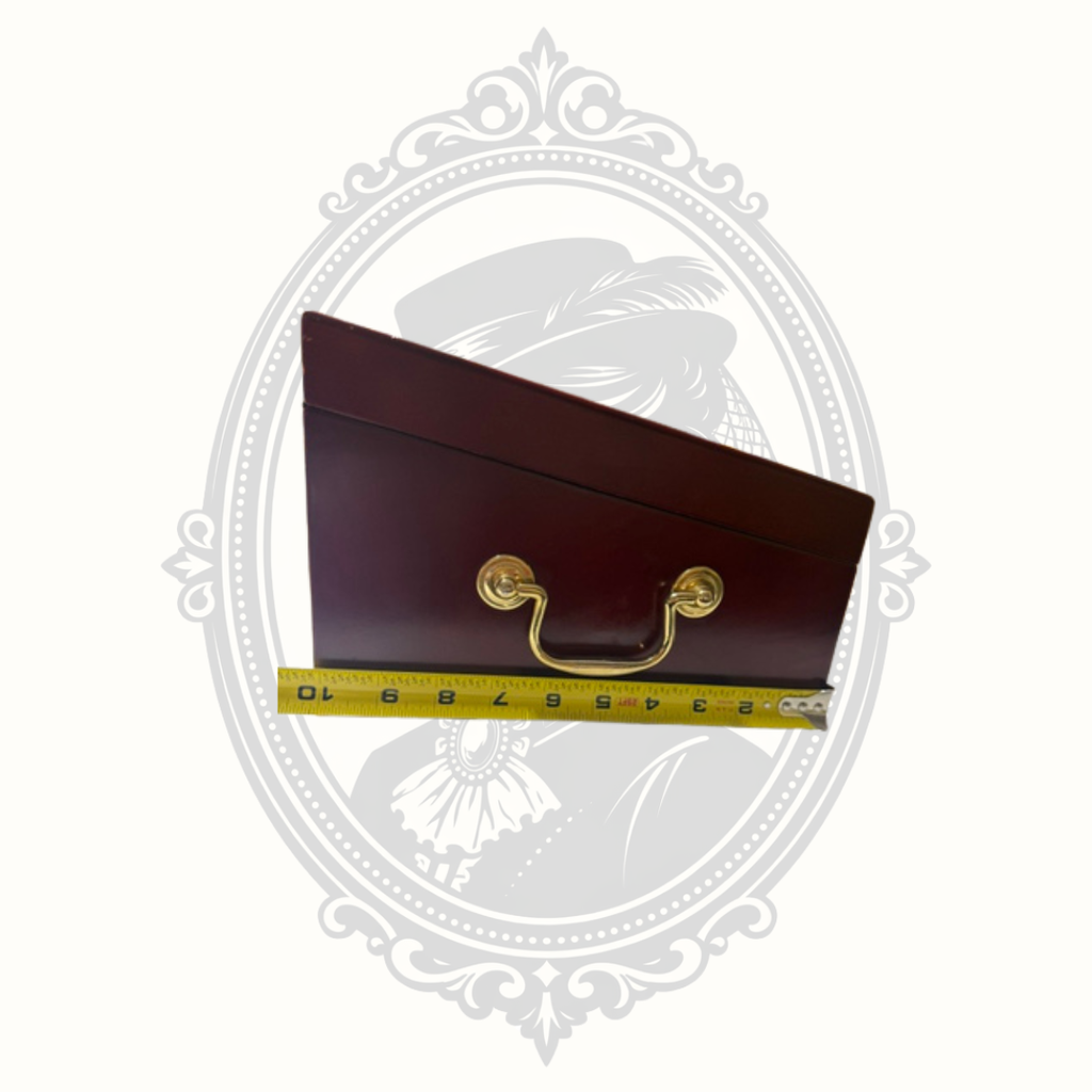 Glass Top Cedar Lined Cigar Humidor with Hygrometer & Humidifier Desktop Box