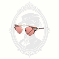 Authentic Gucci GG0522S Cat Eye Web Sunglasses Tortoise Sylvie Stripe with Case