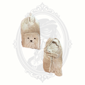 Plush Bear Hooded Baby Carrier & Stroller Cover Blanket – Neutral Tan