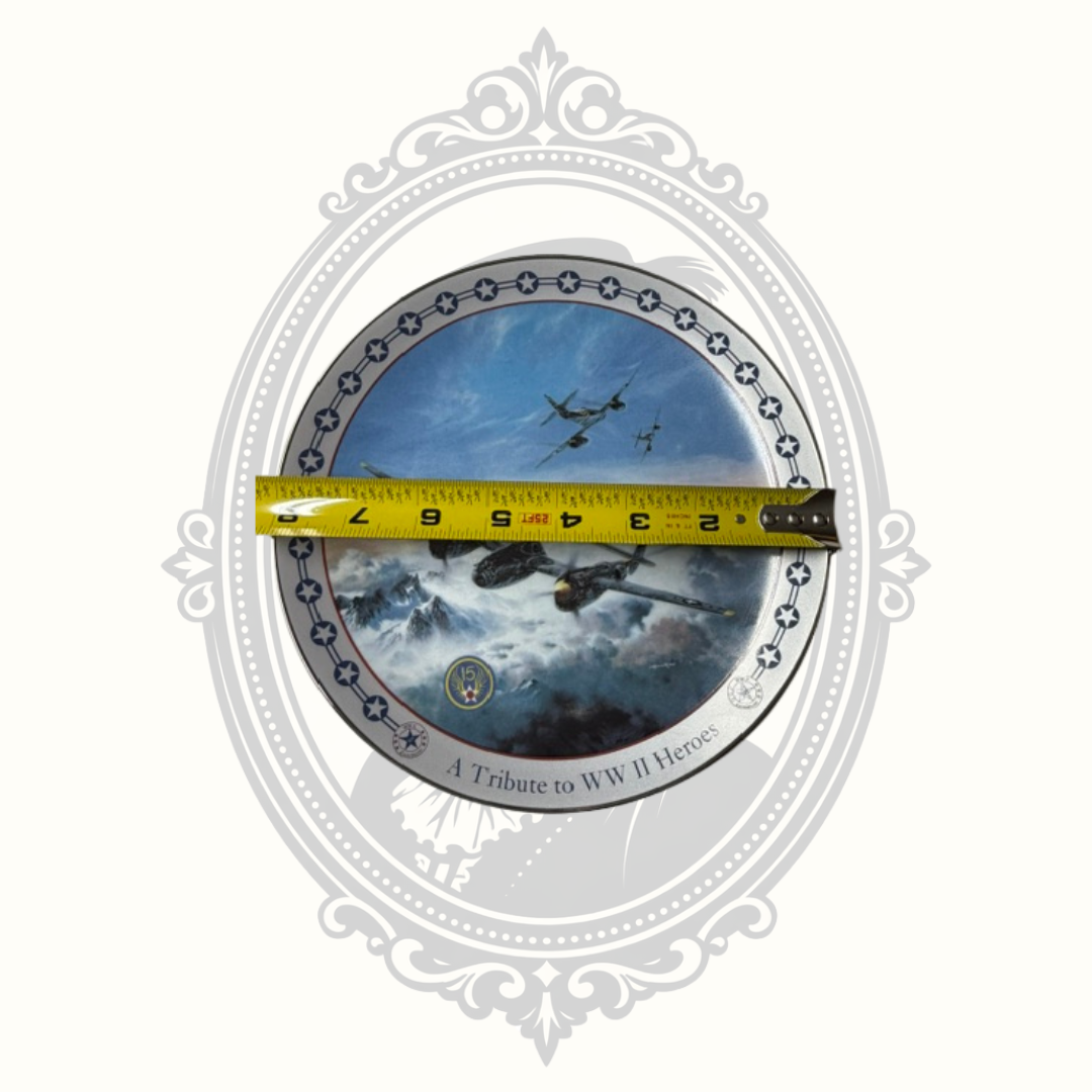 Bradford Exchange Hunting Fever Collector Plate – Triumph in the Air – James Dietz – WWII Aviation
