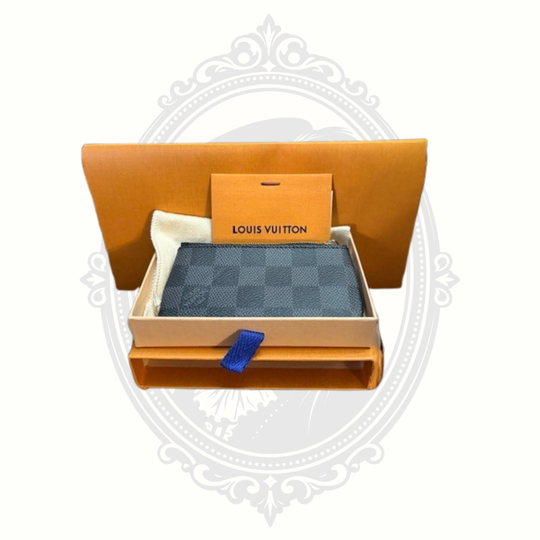Authentic Louis Vuitton Damier Graphite Key Pouch (Cles) – Brand New Full Gift Set