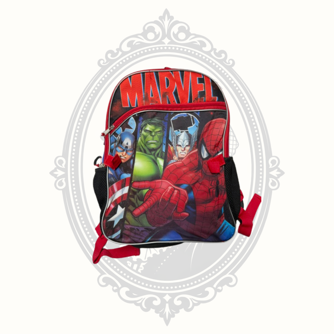Marvel Avengers Kids Backpack with Removable Captain America Lunch Box