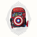 Marvel Avengers Kids Backpack with Removable Captain America Lunch Box