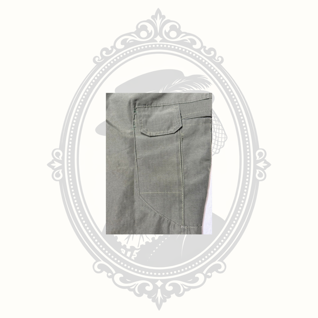Men's Olive Ripstop Cargo Shorts – Size 4XL