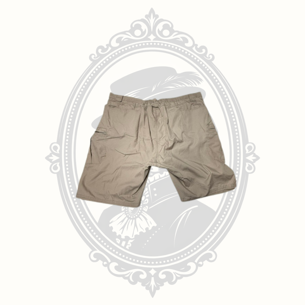 Men's Tan Ripstop Cargo Shorts – Size 4XL