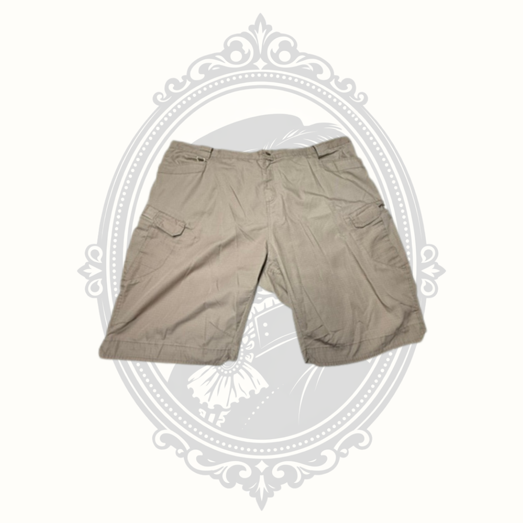 Men's Tan Ripstop Cargo Shorts – Size 4XL