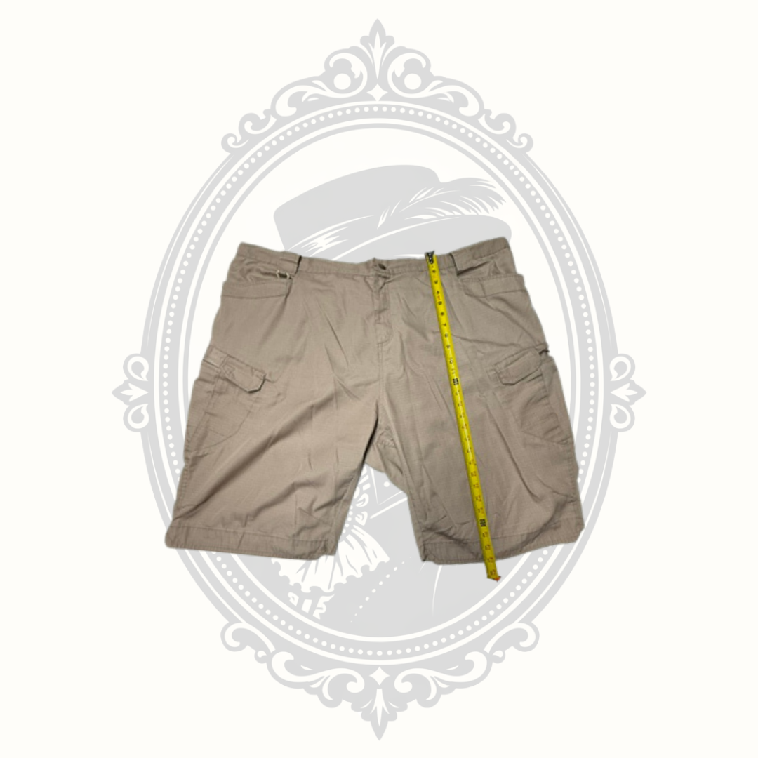 Men's Tan Ripstop Cargo Shorts – Size 4XL