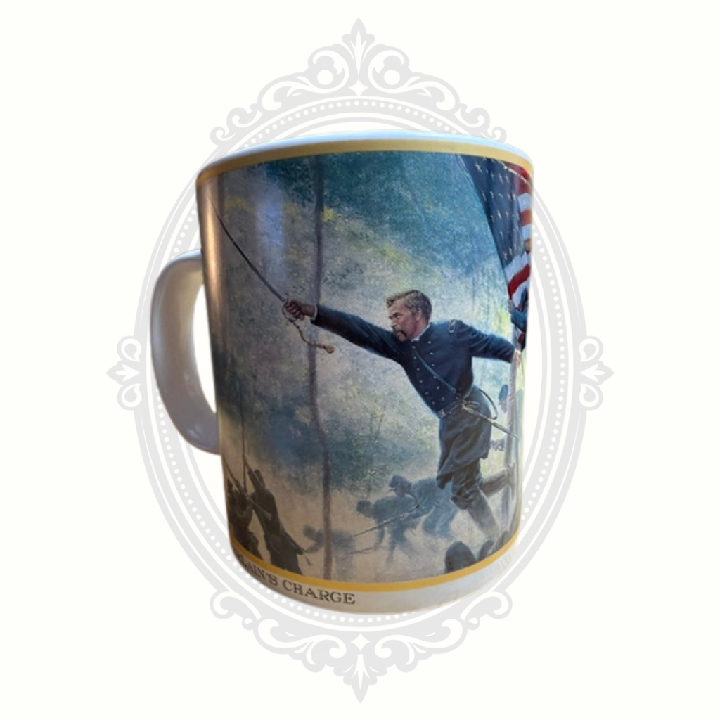 Mort Künstler "Chamberlain's Charge" Gettysburg Collectible Ceramic Mug – Henriksen Imports – March 2010