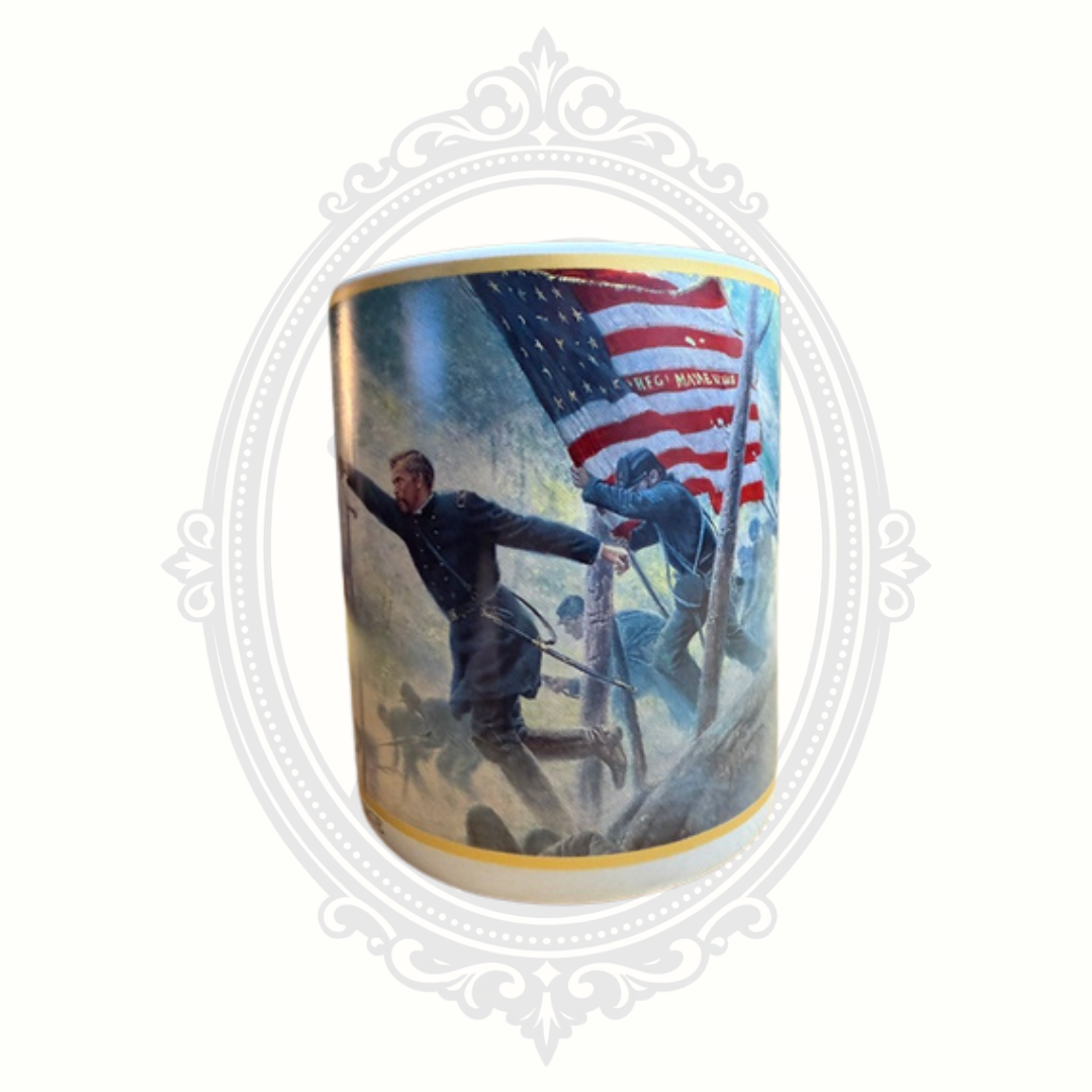 Mort Künstler "Chamberlain's Charge" Gettysburg Collectible Ceramic Mug – Henriksen Imports – March 2010