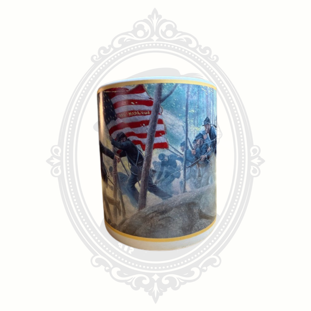 Mort Künstler "Chamberlain's Charge" Gettysburg Collectible Ceramic Mug – Henriksen Imports – March 2010