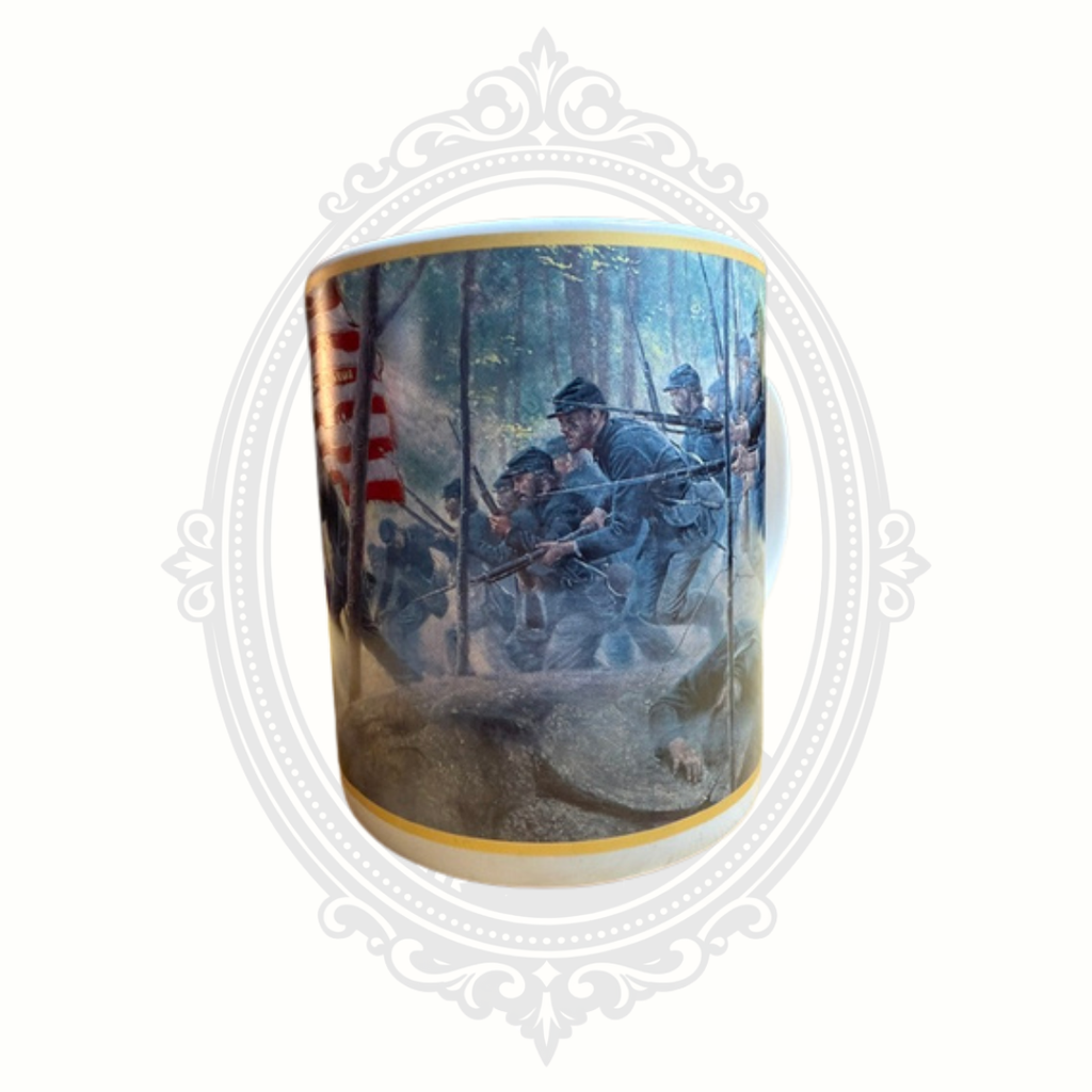Mort Künstler "Chamberlain's Charge" Gettysburg Collectible Ceramic Mug – Henriksen Imports – March 2010