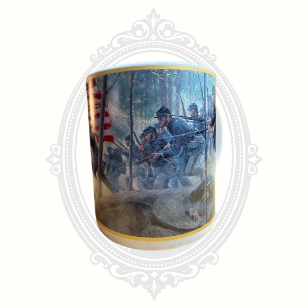 Mort Künstler "Chamberlain's Charge" Gettysburg Collectible Ceramic Mug – Henriksen Imports – March 2010
