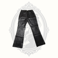 Mossimo Black Faux Leather Bootcut Pants – Women's Size 8