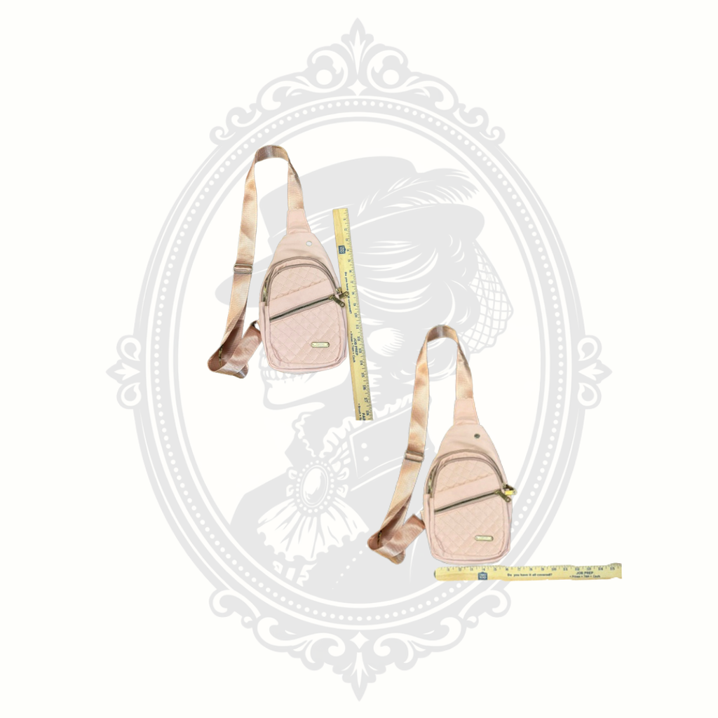 measurements of dusty rose crossbody bag