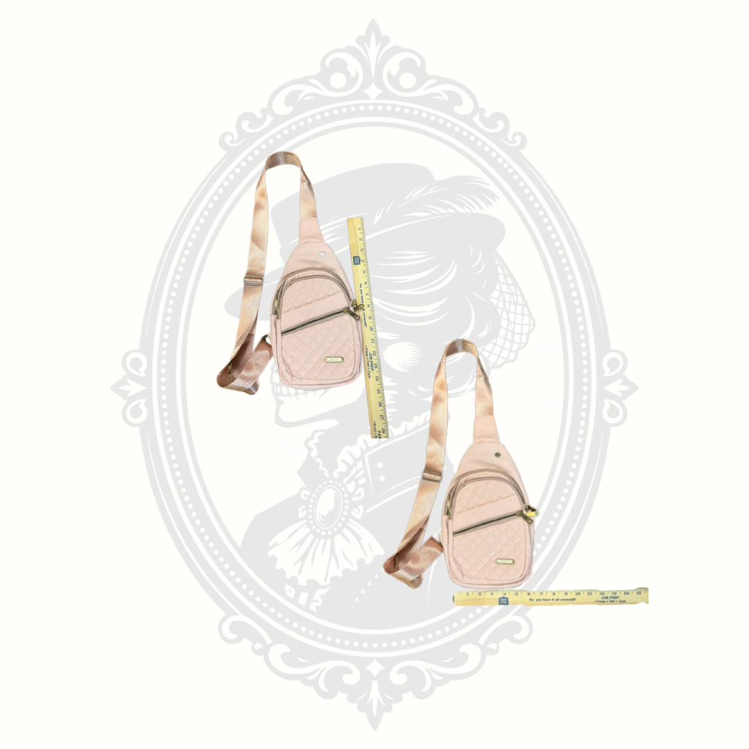measurements of dusty rose crossbody bag