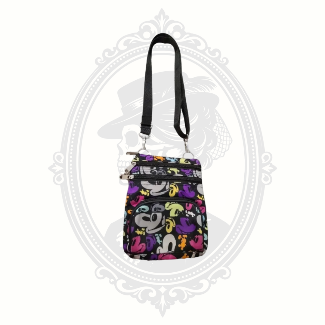 Disney Parks Mickey Mouse Pop Art Crossbody Messenger Bag