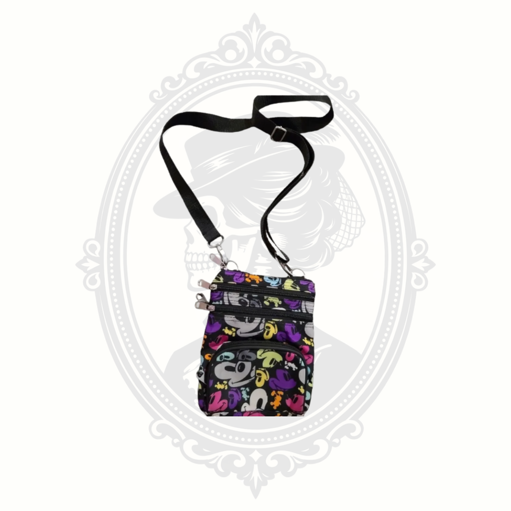 Disney Parks Mickey Mouse Pop Art Crossbody Messenger Bag