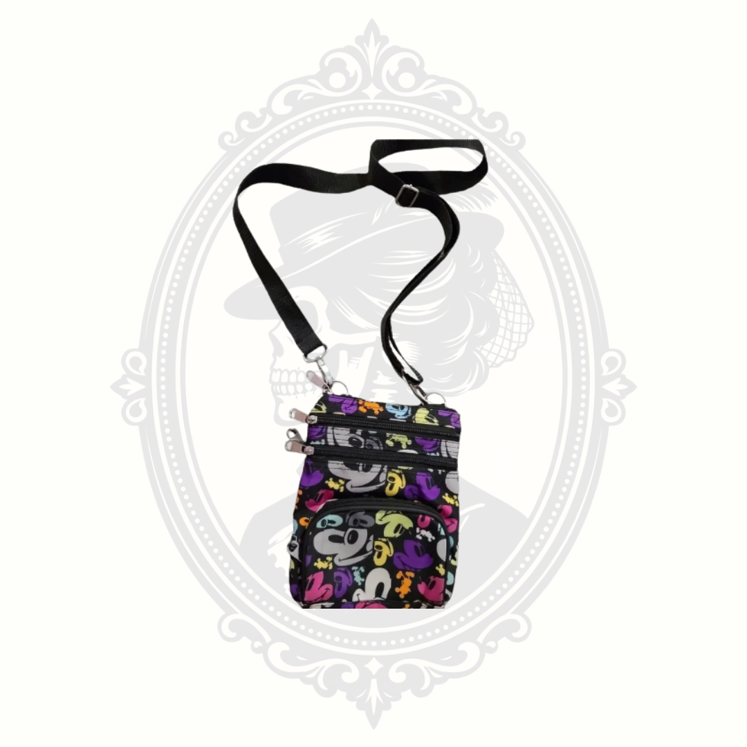Disney Parks Mickey Mouse Pop Art Crossbody Messenger Bag