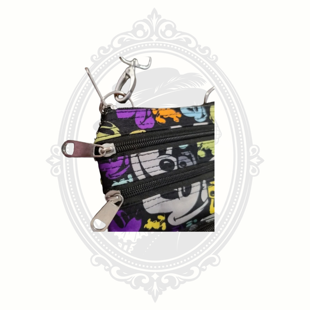 Disney Parks Mickey Mouse Pop Art Crossbody Messenger Bag